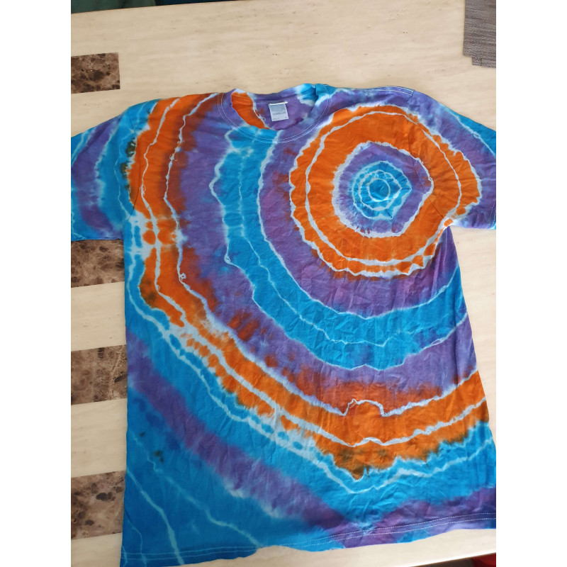 Mens XL Ice Dye Geode T-Shirt